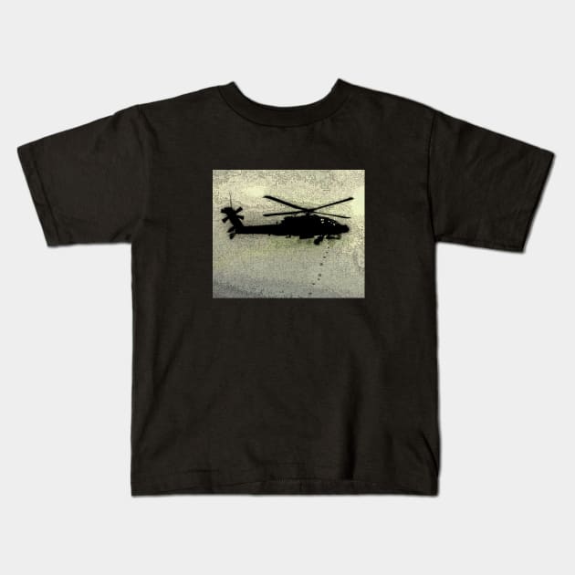 AH-64 Apache Kids T-Shirt by Jared S Davies